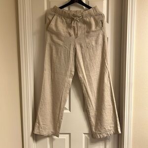 GAP Linen wide leg pants